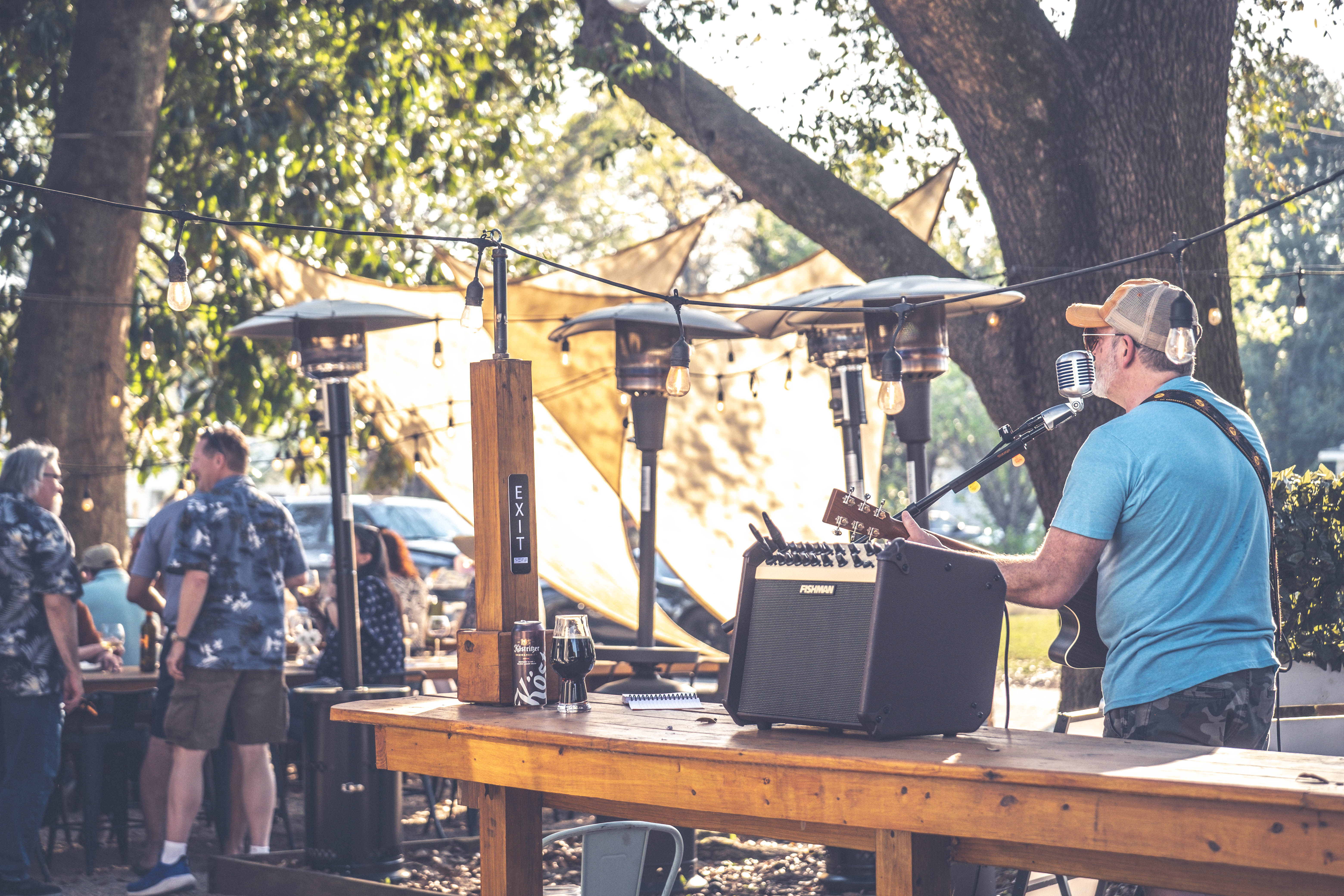 Live music at The Backyard Aiken and Solo Vino