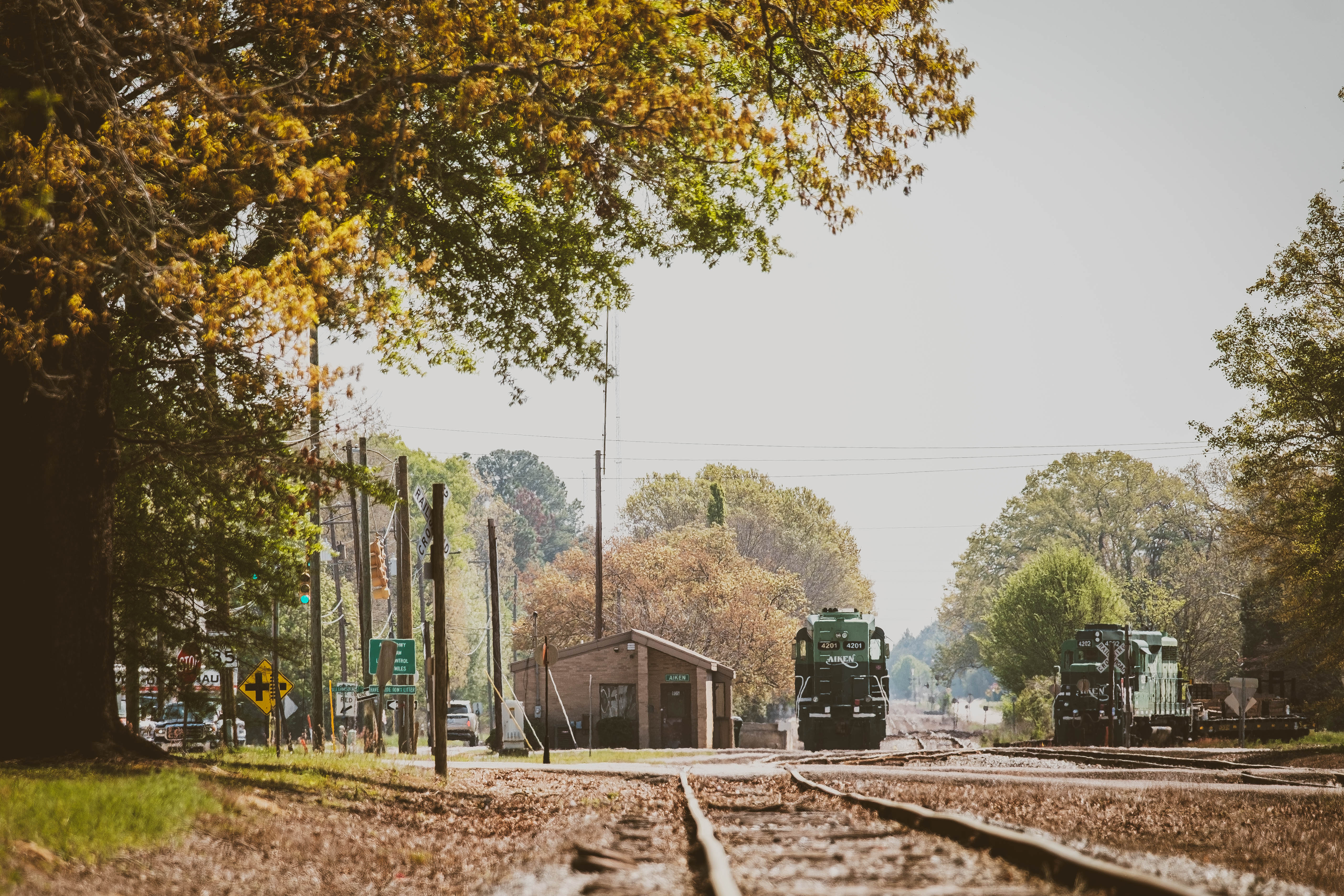 Aiken Train near The Backyard Aiken on Park Ave.