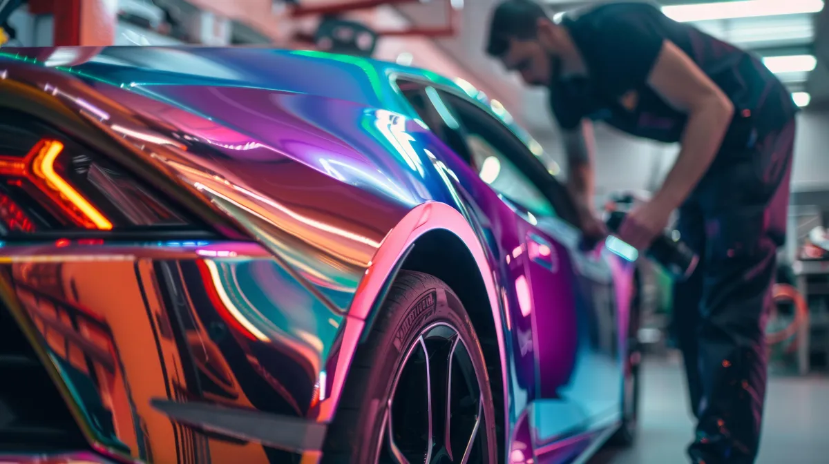 a field full of purple flowers with the sun shining in the background