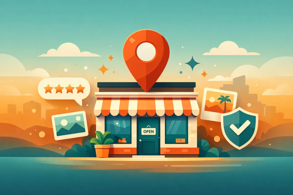 Google Business Profile optimization showing local business visibility signals in 2026