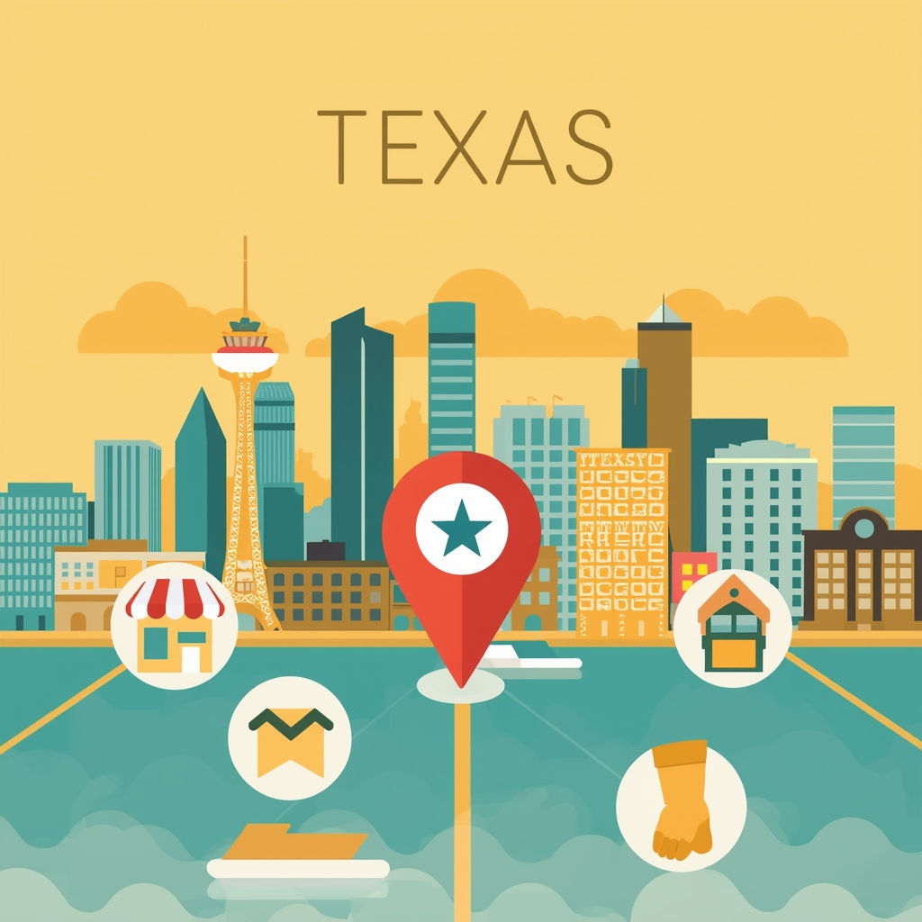 Local SEO services for Tyler TX service businesses shown with Google Maps visibility