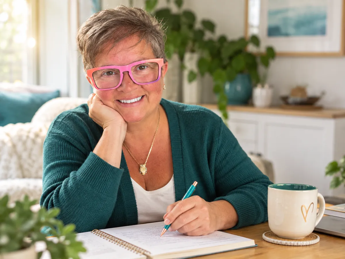 Glenyce facilitating intuitive mediumship and psychic coaching sessions