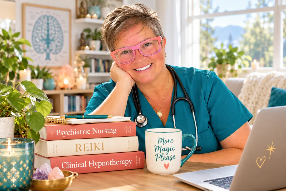 Glenyce Hughes early career transition from clinical healthcare to energetic healing
