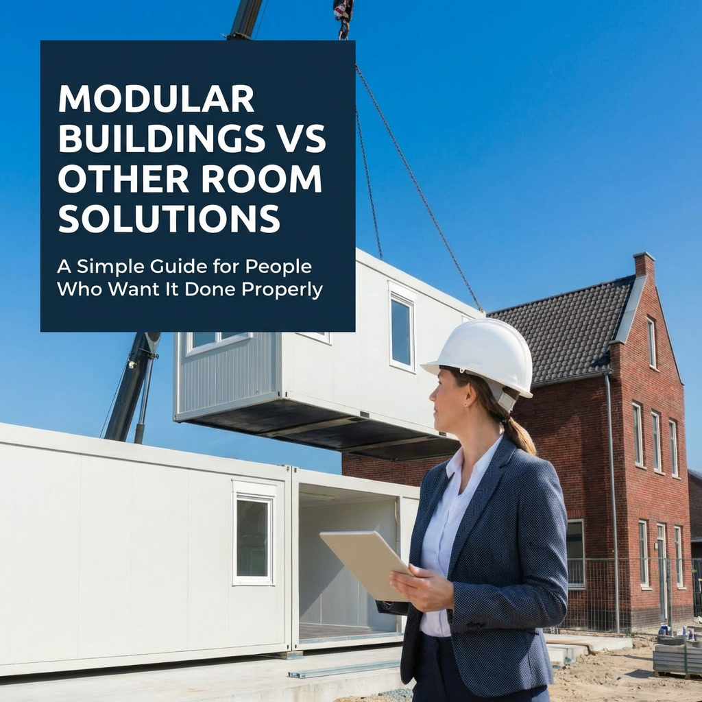 Modular Buildings vs Other Room Solutions: A Simple Guide for People Who Want It Done Properly
