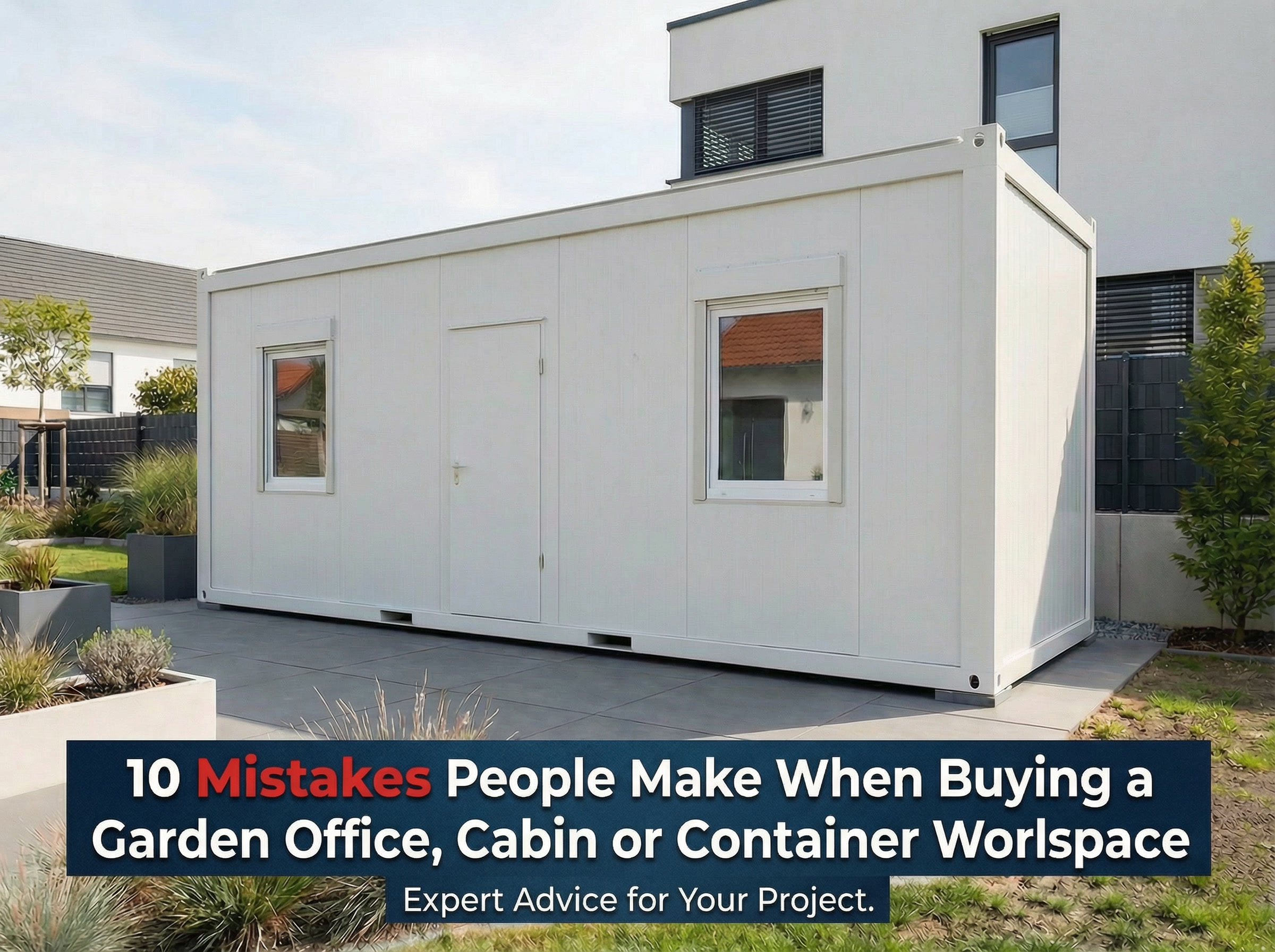 10 Mistakes People Make When Buying a Garden Office, Cabin or Container Workspace