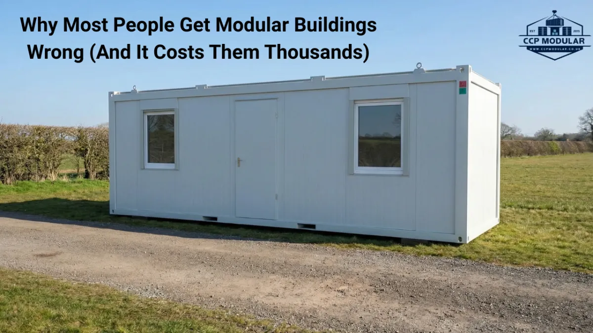 Why Most People Get Modular Buildings Wrong (And It Costs Them Thousands)