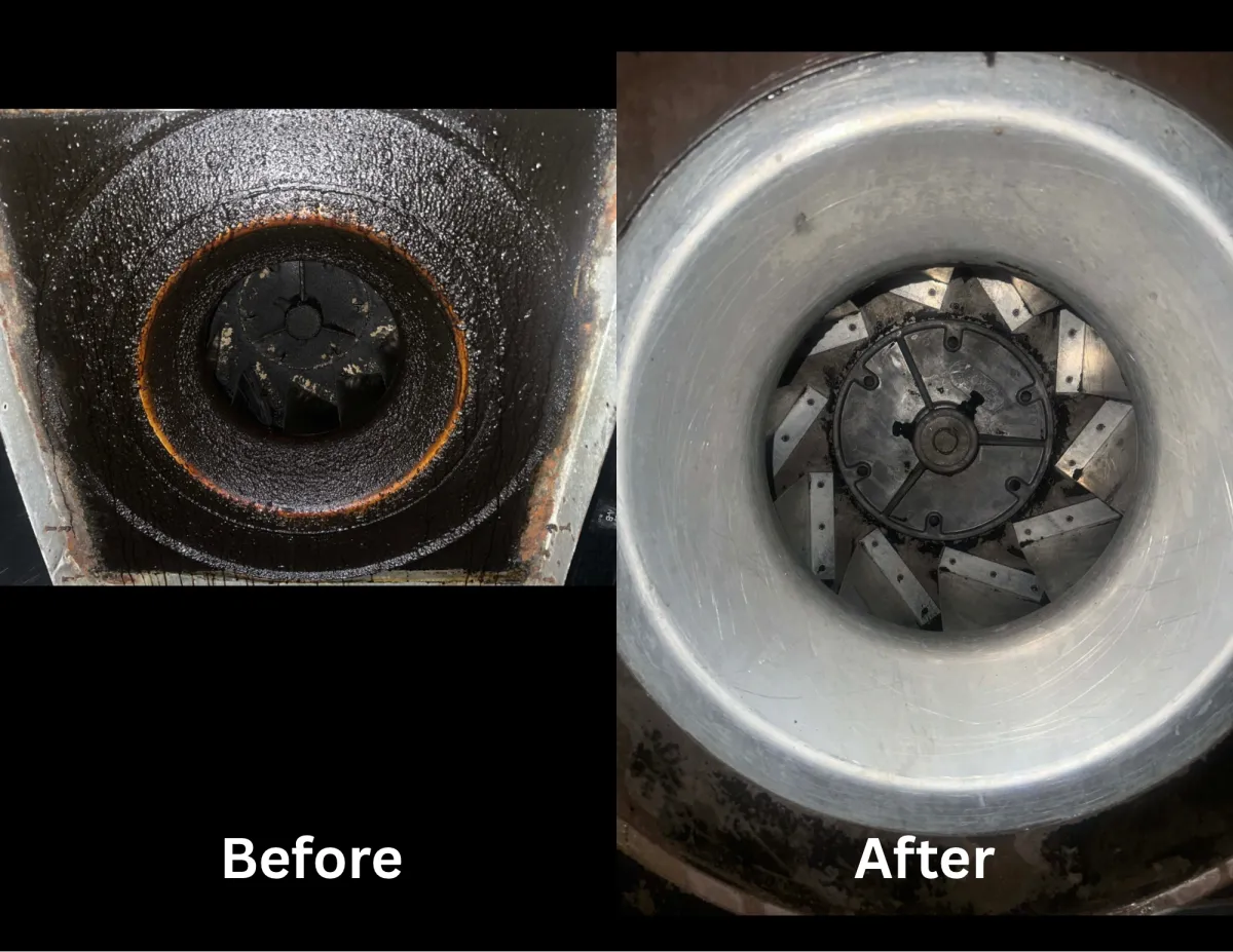 exhaust fan grease cleaning