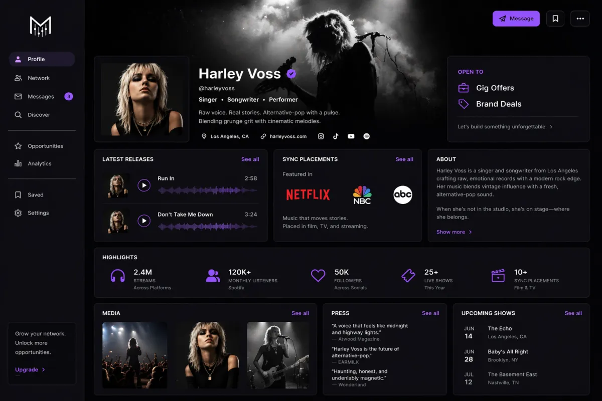 MIXR Site Screenshot Demonstration