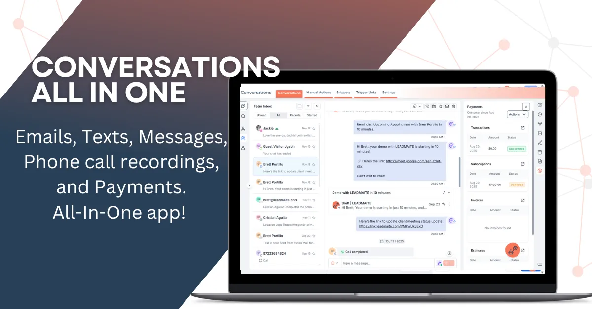 OrbitFlow automation canvas screenshot showing a single automation flow node with labeled triggers and actions