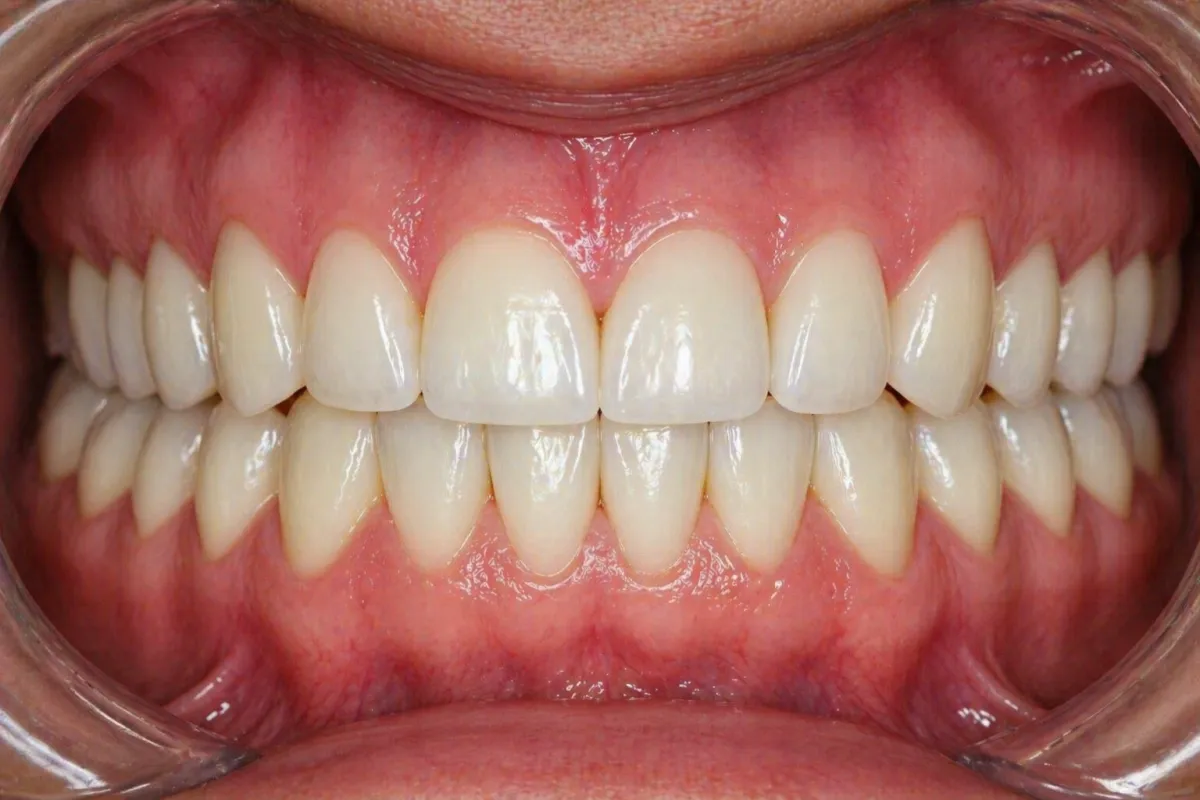 After complete smile restoration