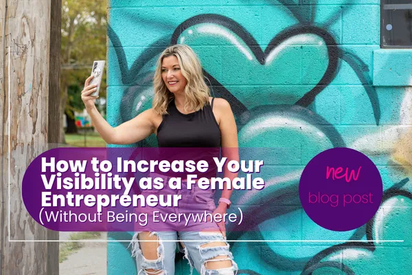 Crissy Conner, visibility strategist and founder of The Visible CEO, shares how female entrepreneurs can increase visibility without being everywhere online.