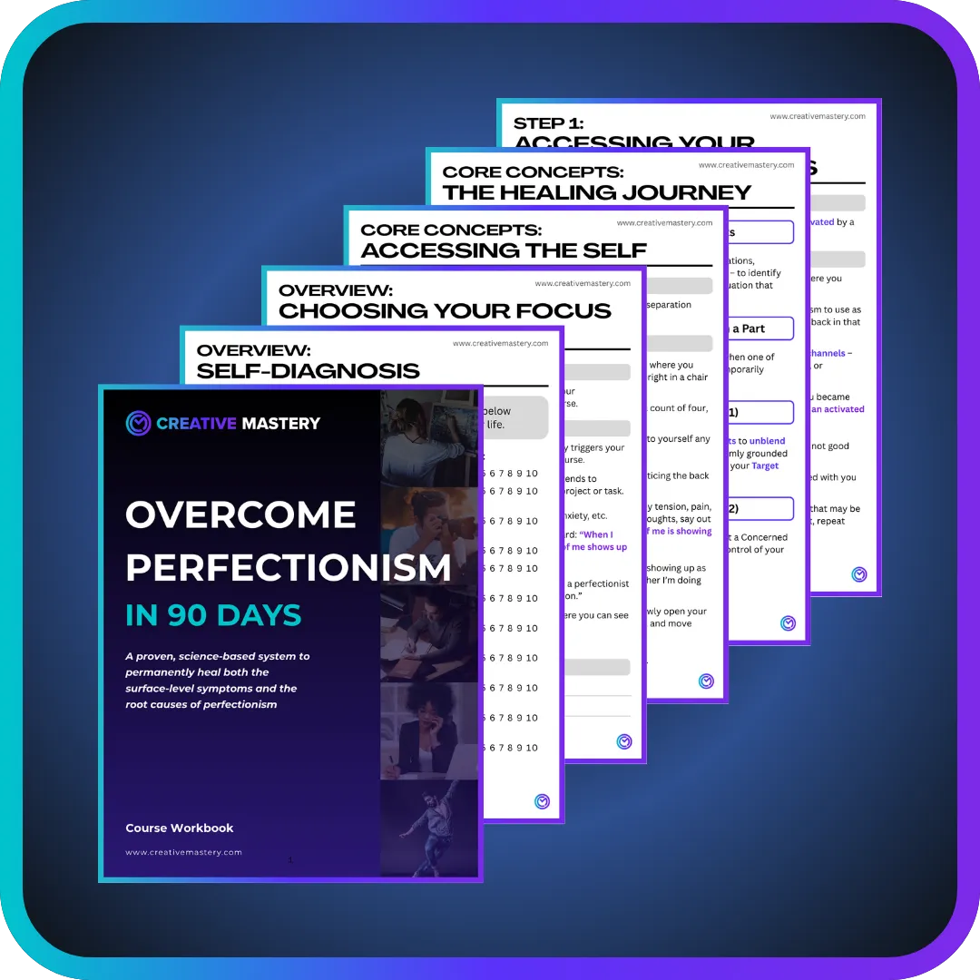 Images of course workbook pages
