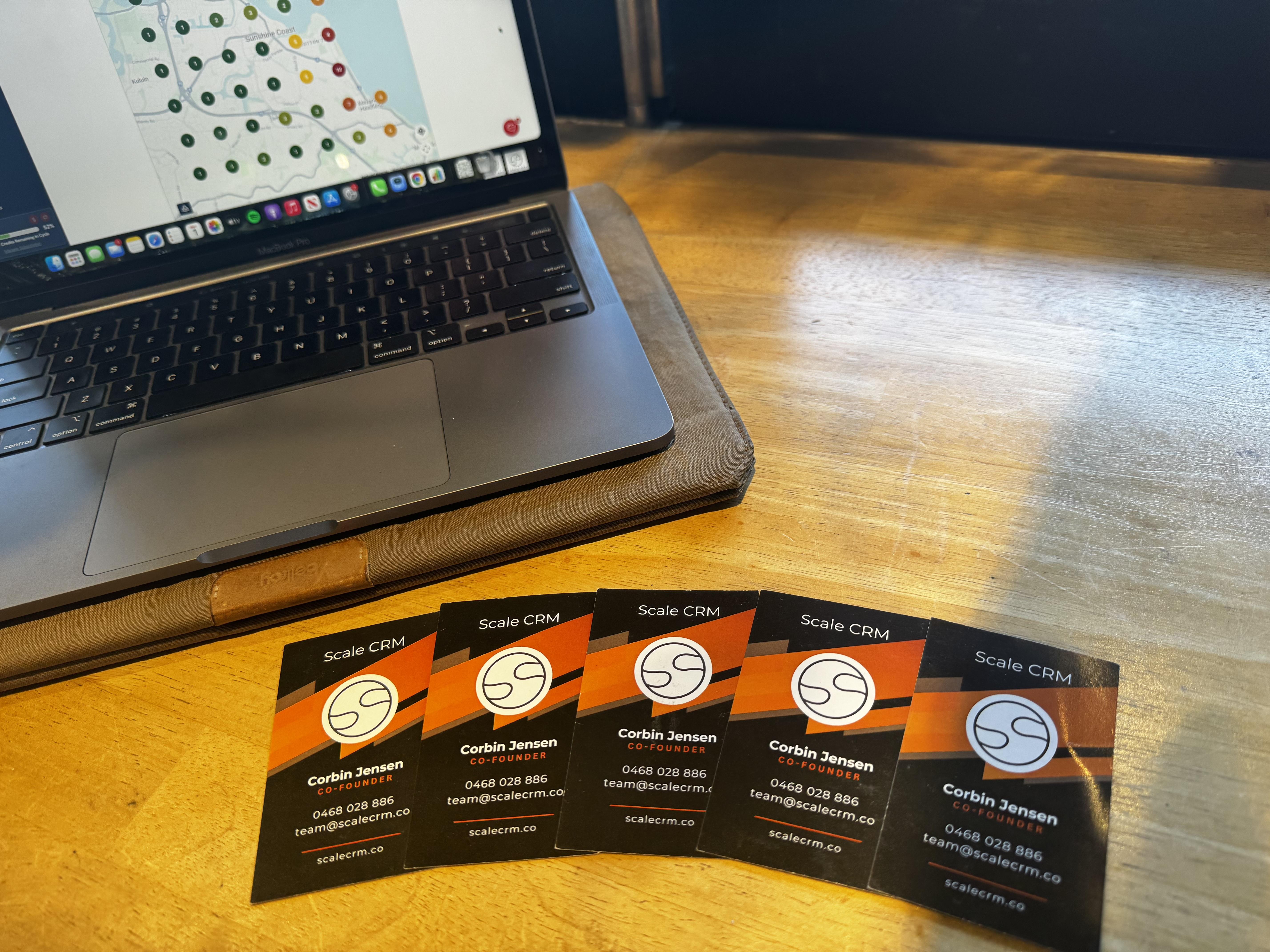 a laptop with a pciture of google maps on the screen to illustrate local SEO