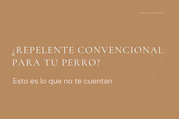 ¿Repelente convencional para tu perro? Esto es lo que no te cuentan