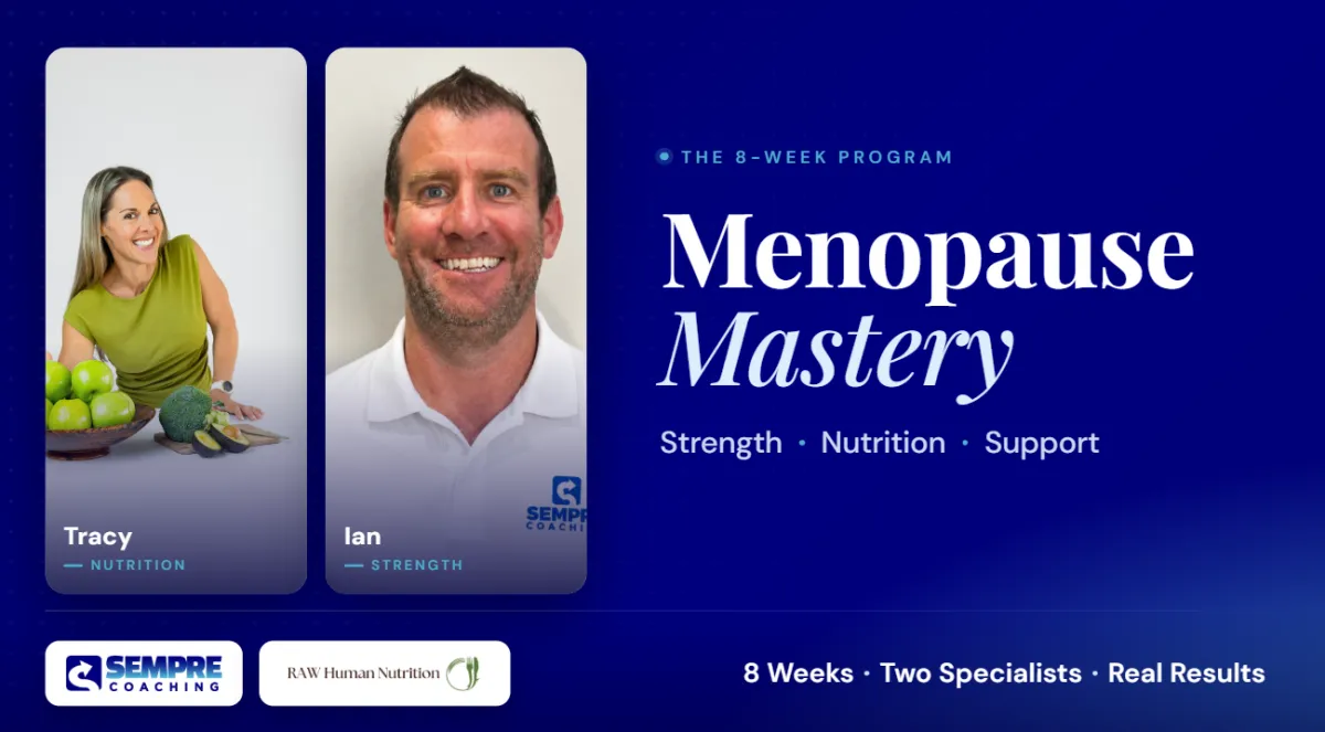 Menopause Mastery 8-week program with Tracy and Ian