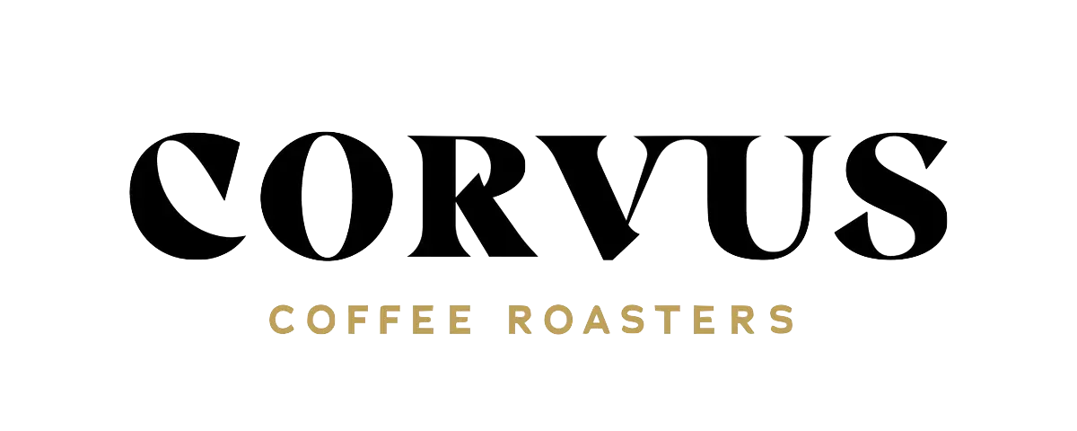 Corvus Coffee Roasters logo served at Coffee Story coffee shop in Aurora, Colorado