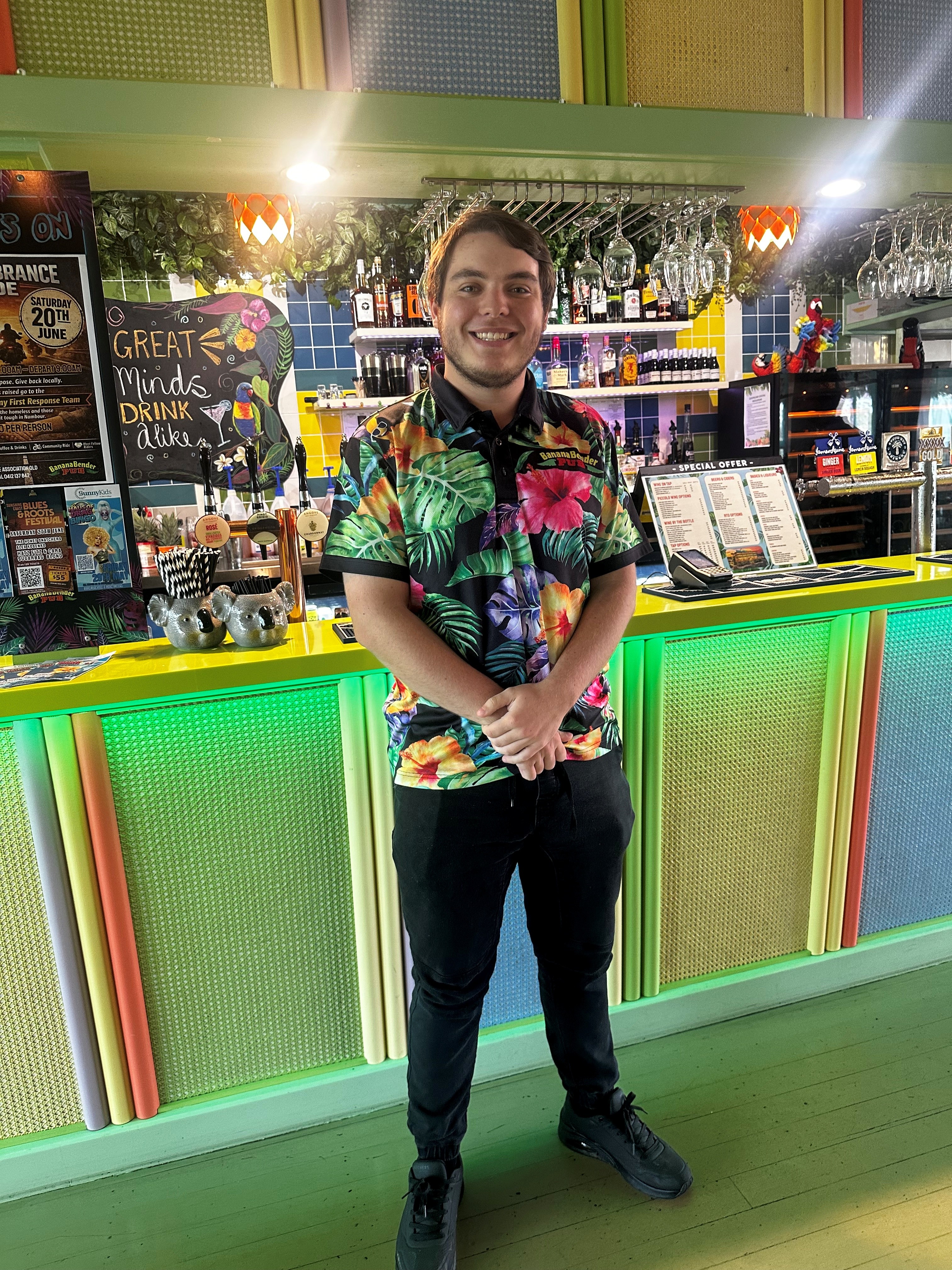 Tyler at Banana Bender Pub