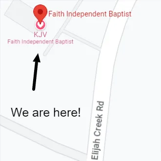 Map Faith Independent Baptist Church Hebron Kentucky Burlington KY