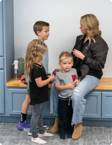 children in occupational therapy group