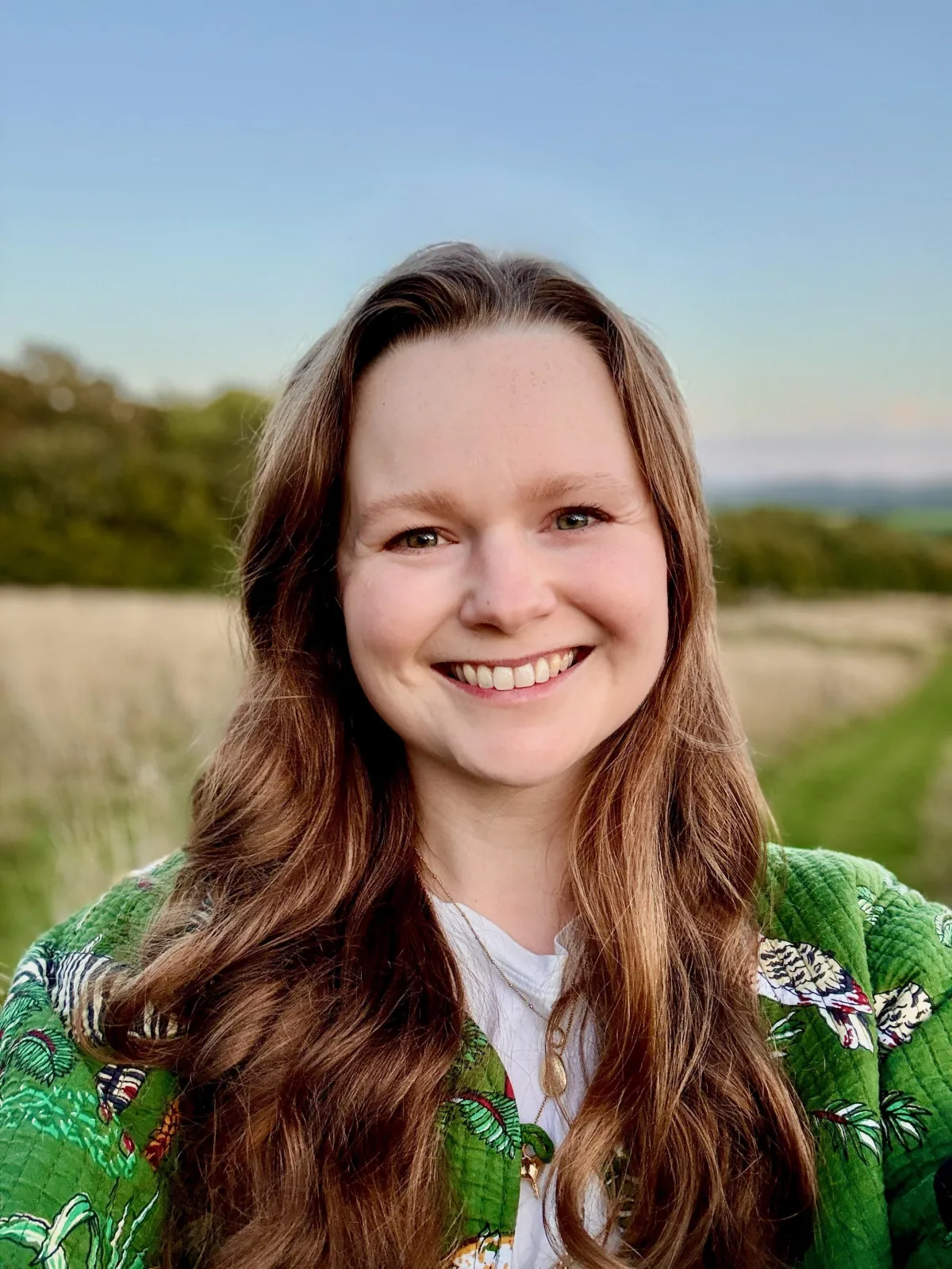 Founder portrait in field