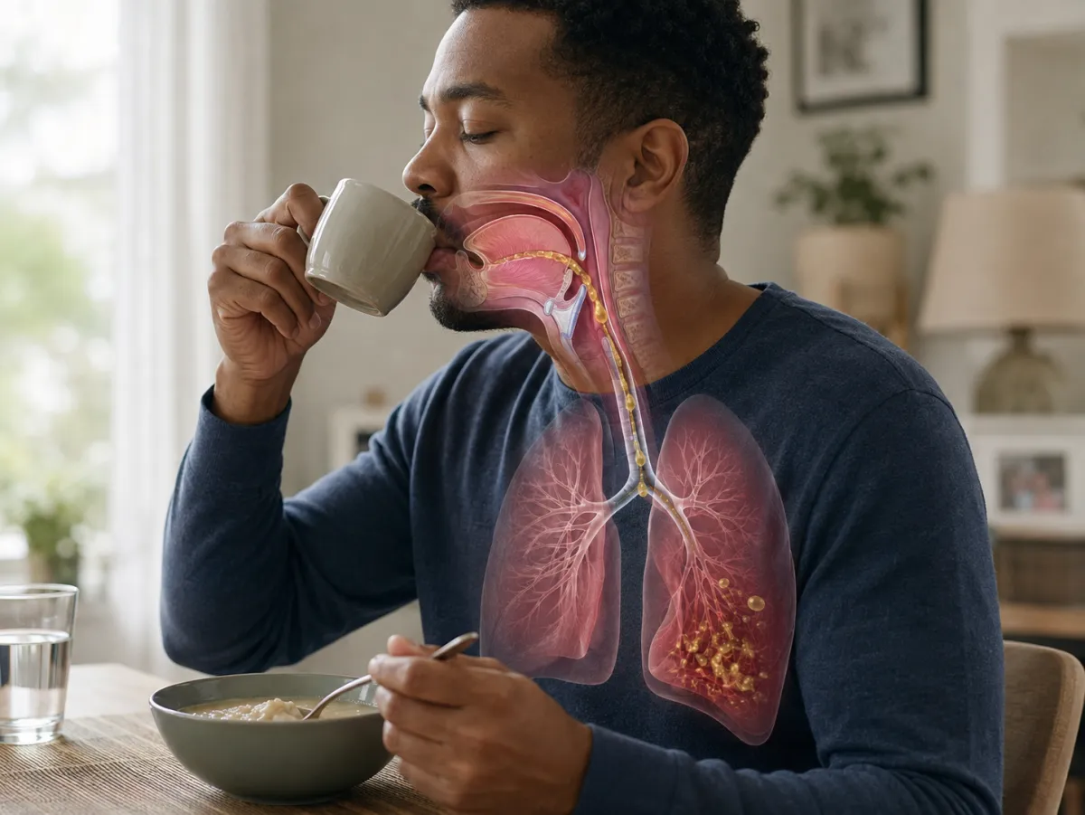 Silent Aspiration After a Stroke