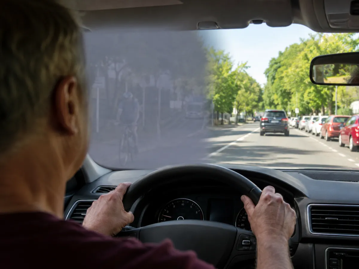 visual neglect following a stroke 