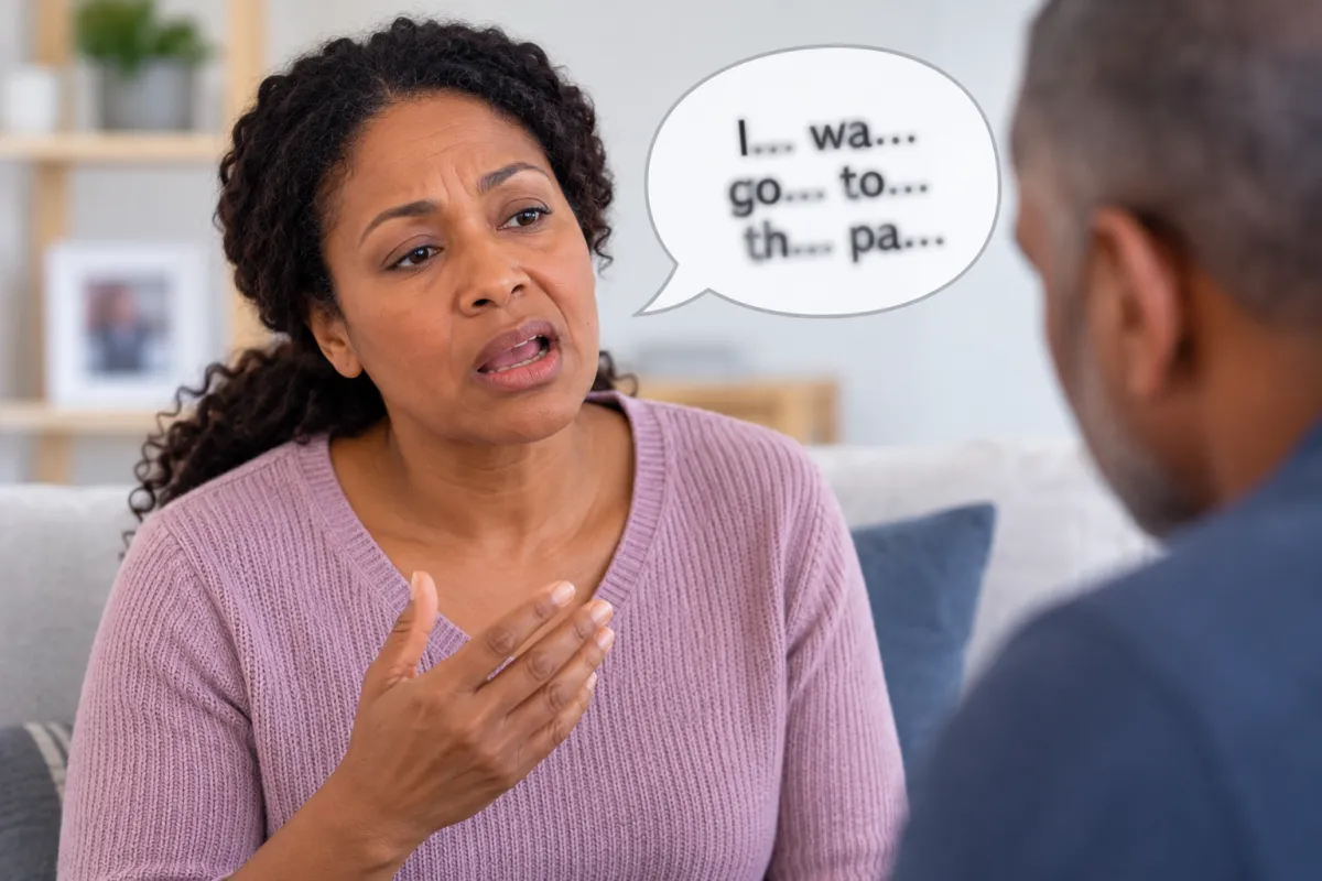 Slurred Speech Months After a Stroke