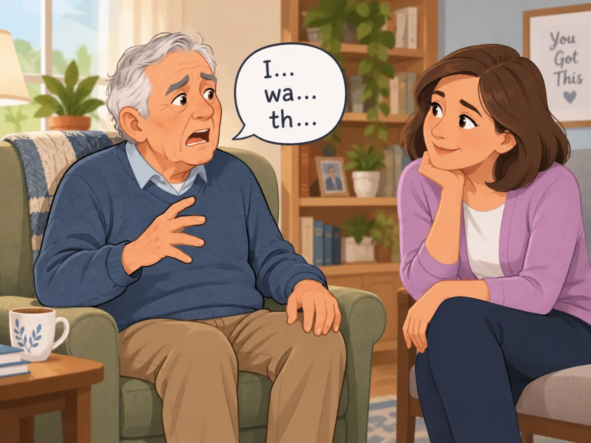 Expressive Aphasia After a Stroke