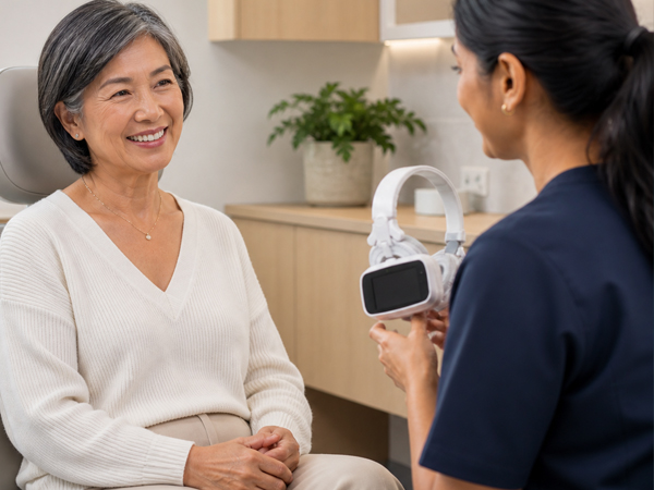 3D ear scanning is more comfortable than having impressions taken