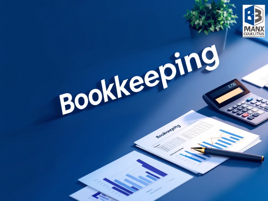 Professional bookkeeping services banner with financial documents and calculator, highlighting Justice Accounting's expert bookkeeping solutions in Melbourne