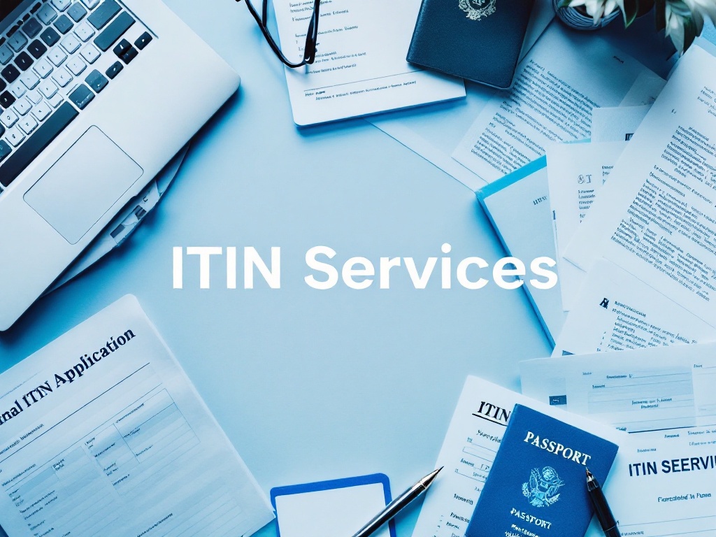 ITIN application services with professional documentation and forms, showcasing Justice Accounting's expert ITIN processing in Melbourne