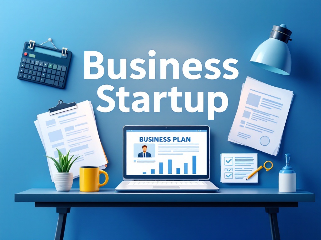 Business startup assistance services featuring professional documentation and planning tools, highlighting Justice Accounting's expert guidance for new businesses in Melbourne