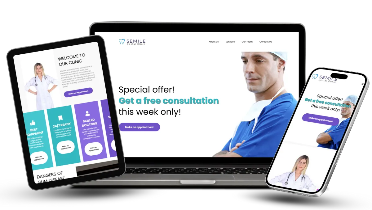 SEMILE Dental Clinic - Booking Funnel by Tainy Bayno - GHL Portfolio