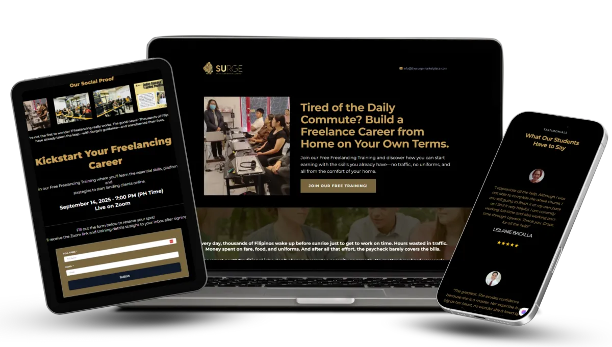 S Lead & Booking Funnel by Tainy Bayno GHL portfolio