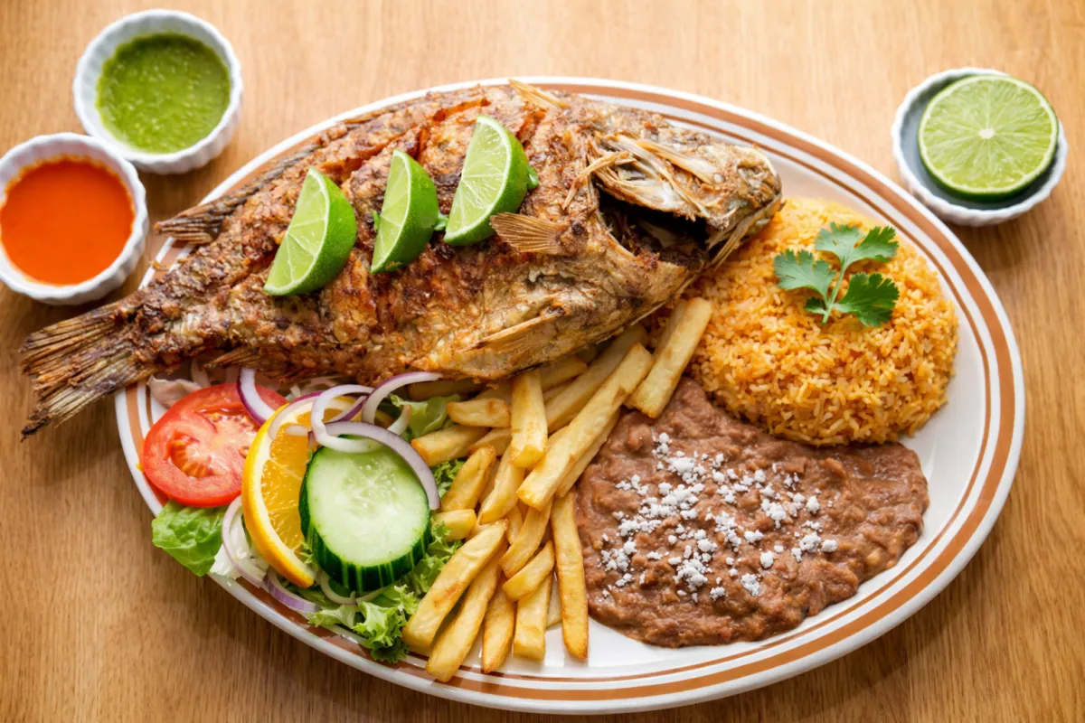 Tacos with fresh lime and salsa at Tacos Colima.