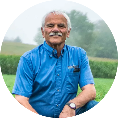 Gary Zimmer, biological agriculture leader and founder of Midwestern BioAg and Otter Creek Organic Farm