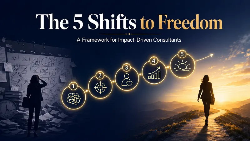 The 5 Shifts to Freedom: A Framework for Impact-Driven Consultants