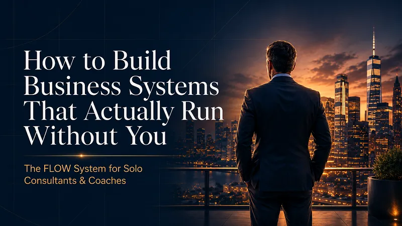 How to Build Business Systems That Actually Run Without You