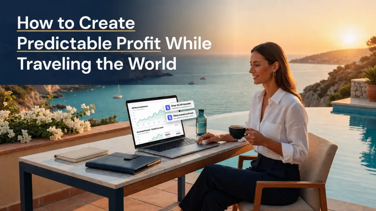 How to Create Predictable Profit While Traveling the World