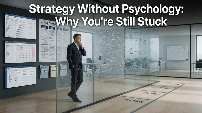 Strategy Without Psychology: Why You Have the Blueprint but Still Feel Stuck