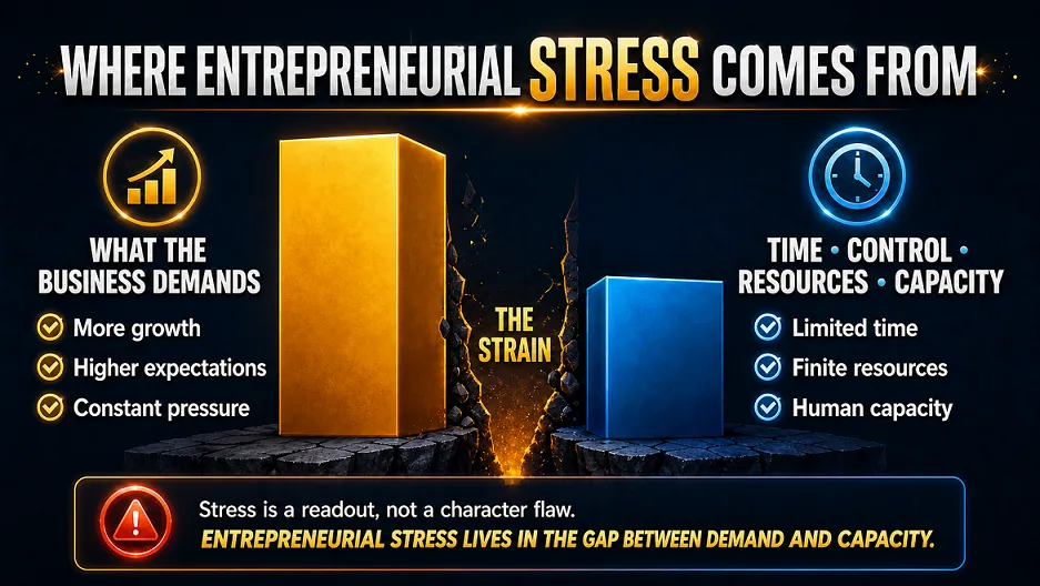 Turn Entrepreneurial Stress Into Strategic Focus