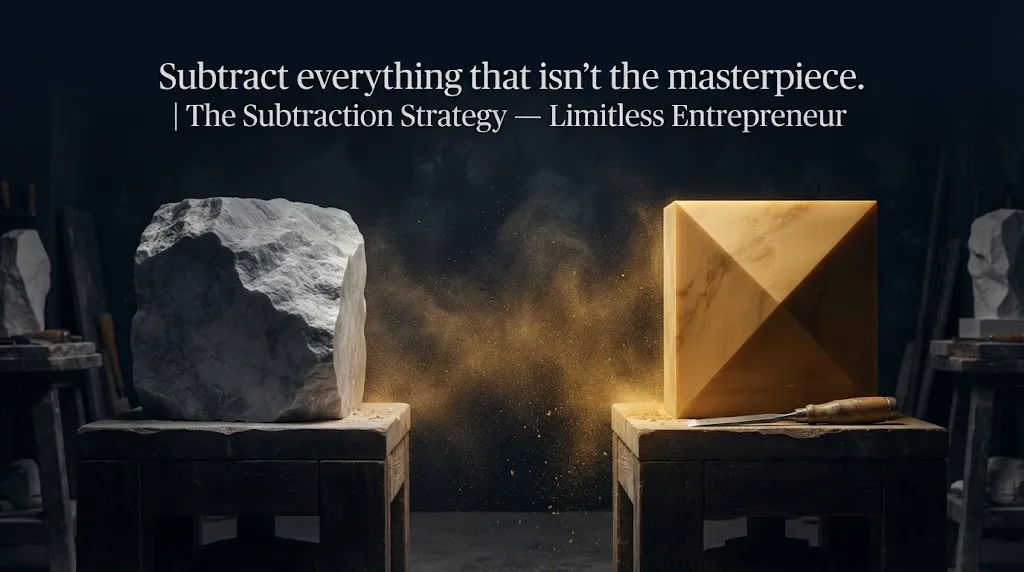 The Subtraction Strategy: Scale Your Business by Eliminating the Noise