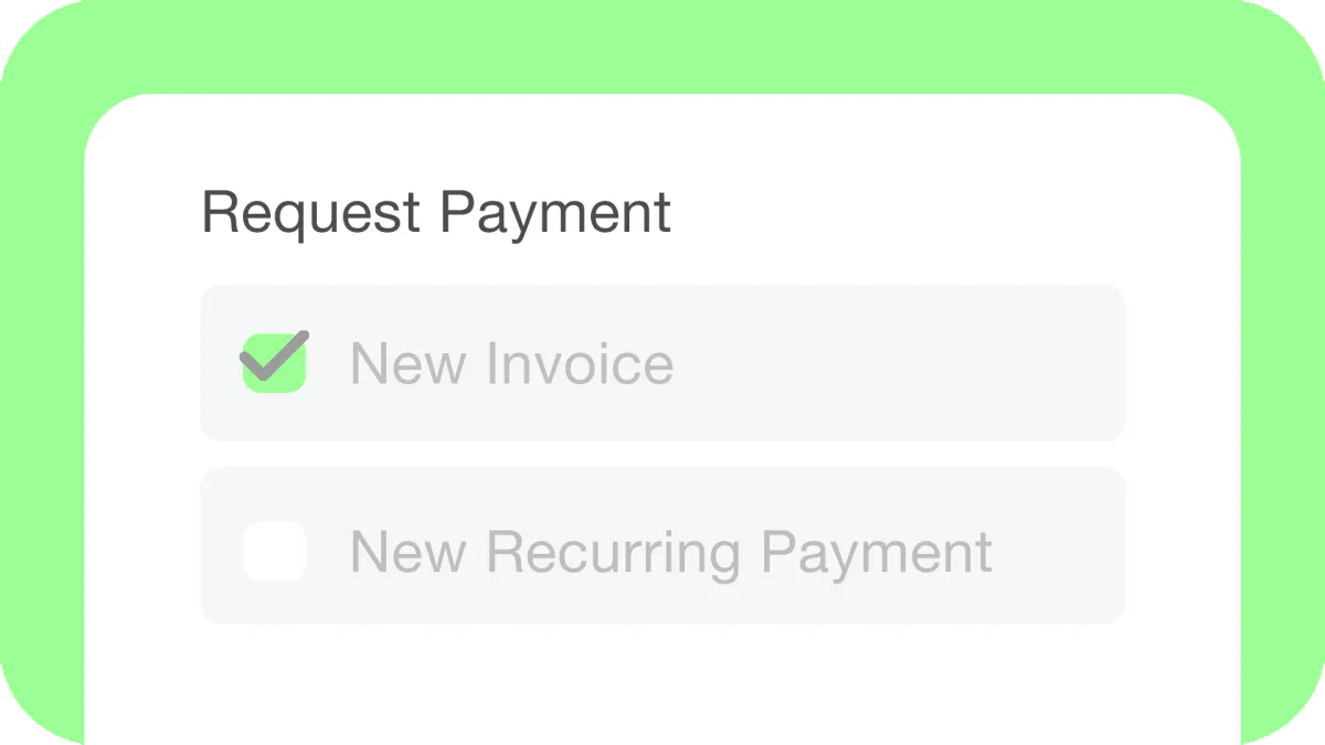 request payment graphic