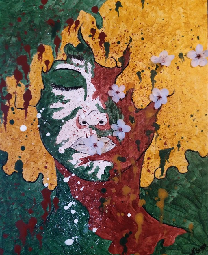 Oeuvre acrylique