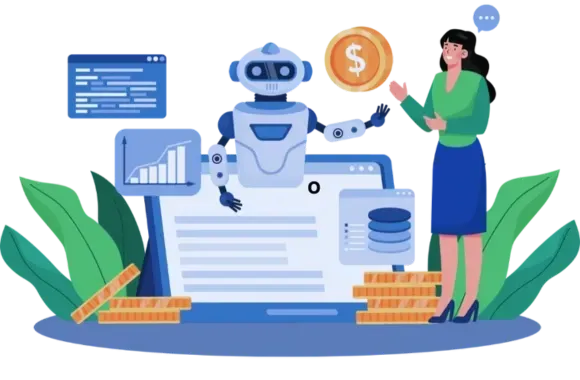 artificial intelligence receptionist with Ai automation for small businesses platform. All-In-One Platform for business reviews and booking on website.