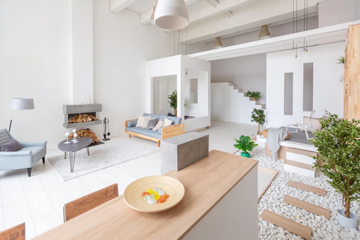 Beautifully staged living room