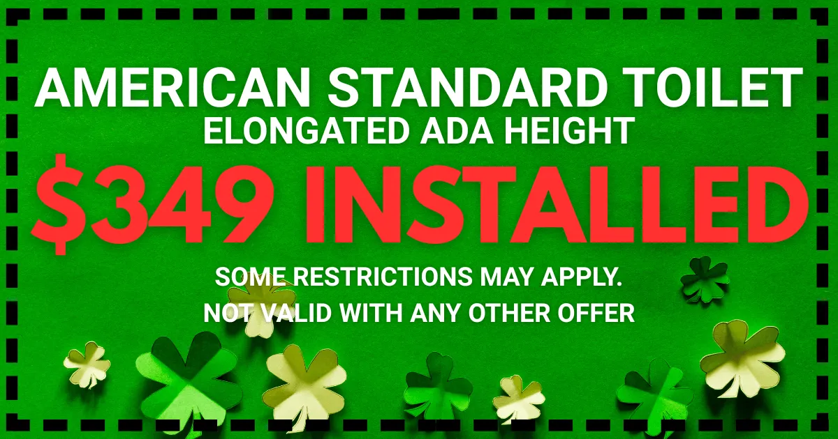 $349 American Standard toilet Coupon