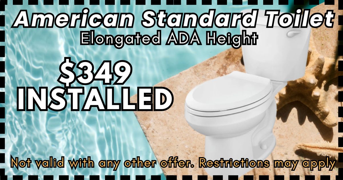 $349 American Standard toilet Coupon