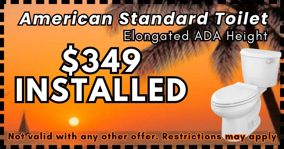 $349 American Standard toilet Coupon