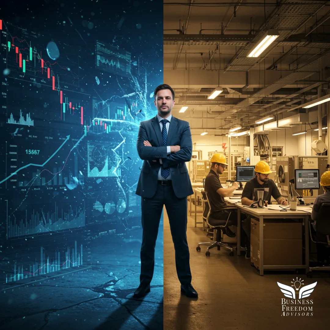 Productivity vs Financialization: Where Founder Wealth Is Built